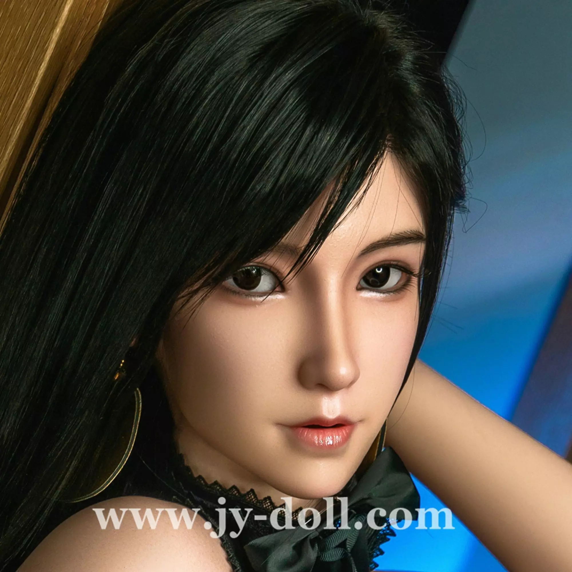 JY Doll silicone sex doll head Annie, removable jaw