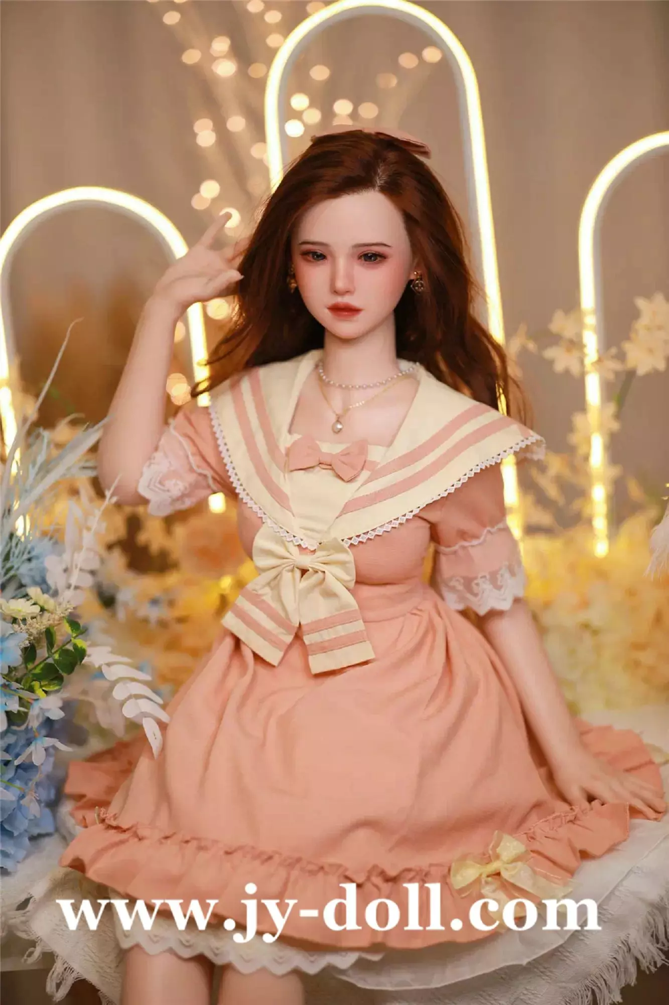 JY Doll 123cm big breasts full silicone doll Nina