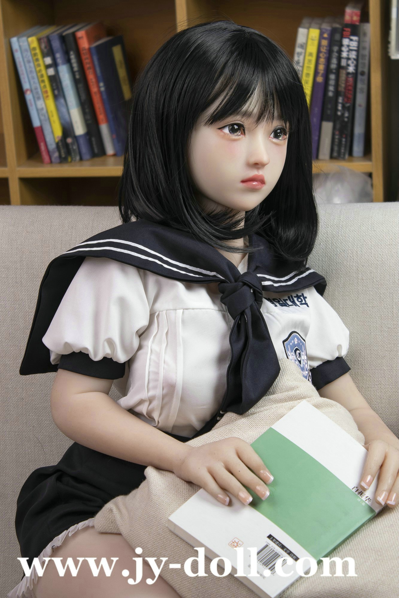 JY Doll 123cm Small Breasts SEX DOLL Menger(silicone head)