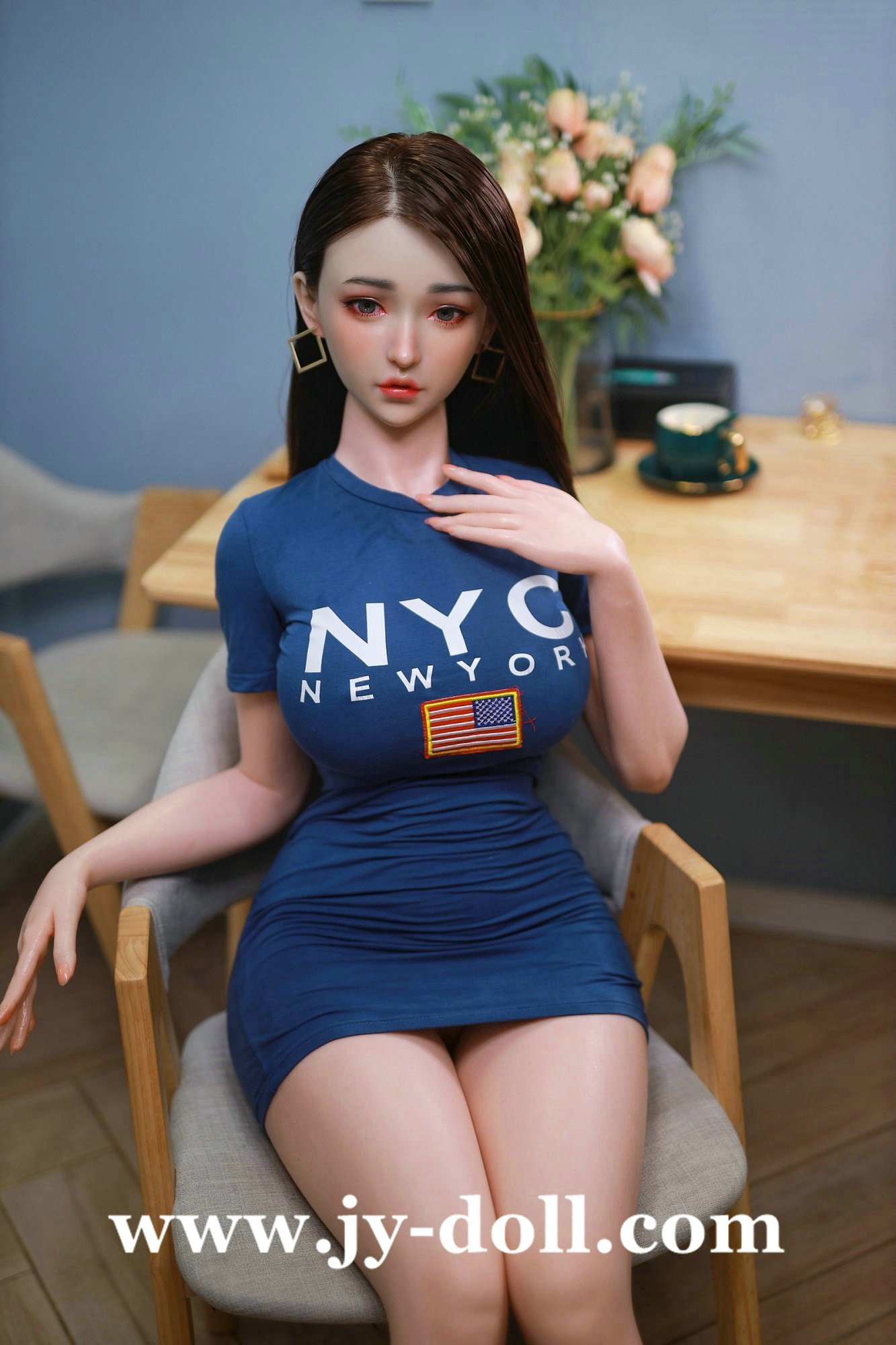 JY DOLL 157CM realistic silicone SEX DOLL Joanna