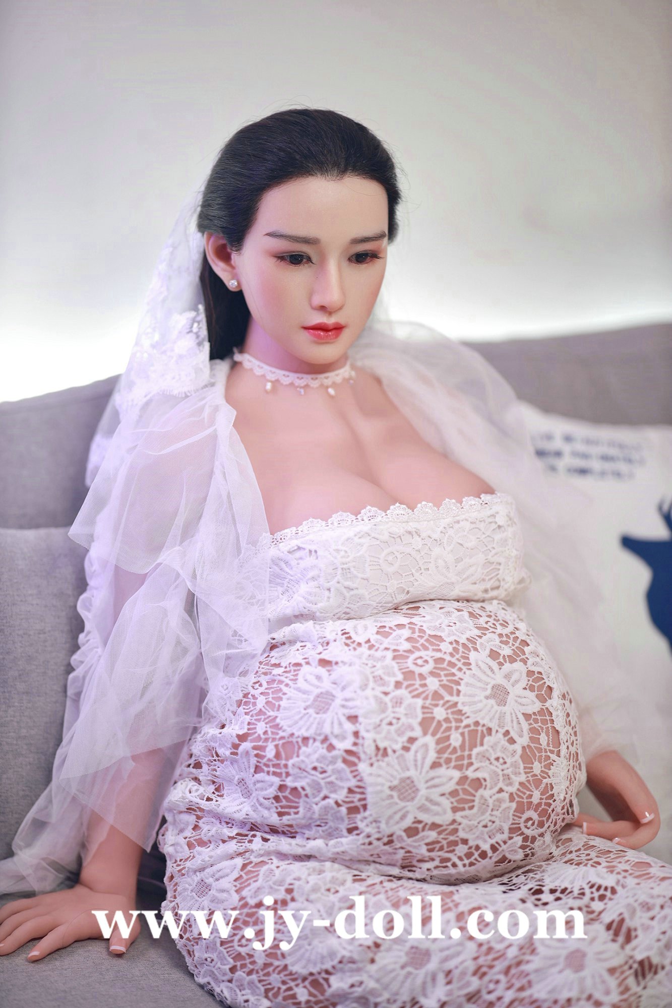 JY DOLL 160CM PREGNANT SEX DOLL Xiaojie(SILICONE HEAD)