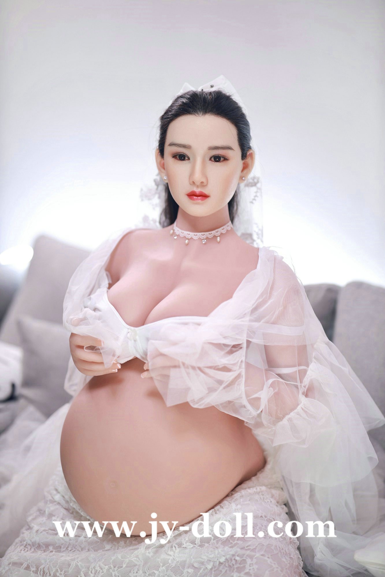 JY DOLL 160CM PREGNANT SEX DOLL Xiaojie(SILICONE HEAD)