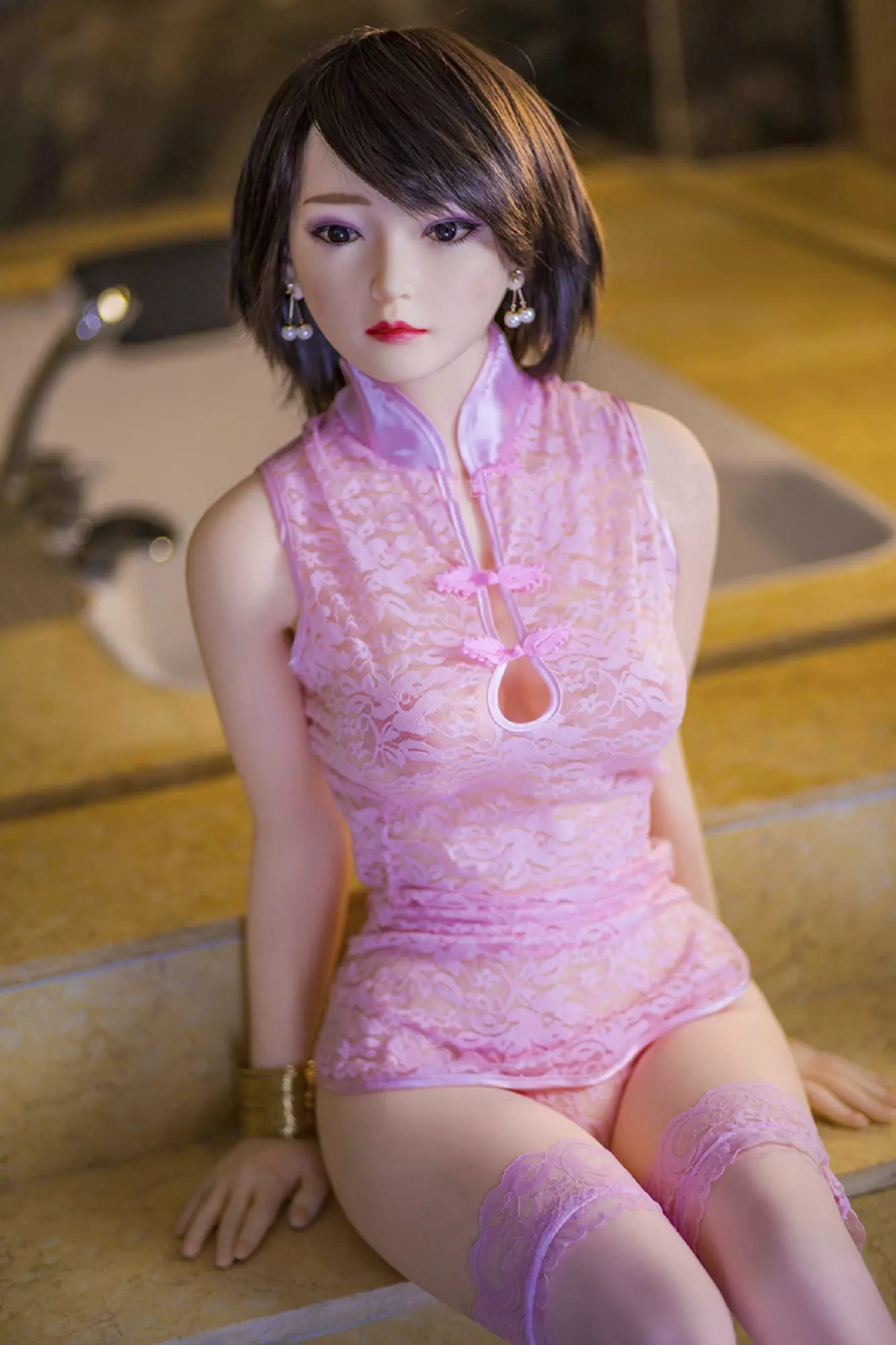 JY Doll 148cm TPE love doll Evelyn with small tits