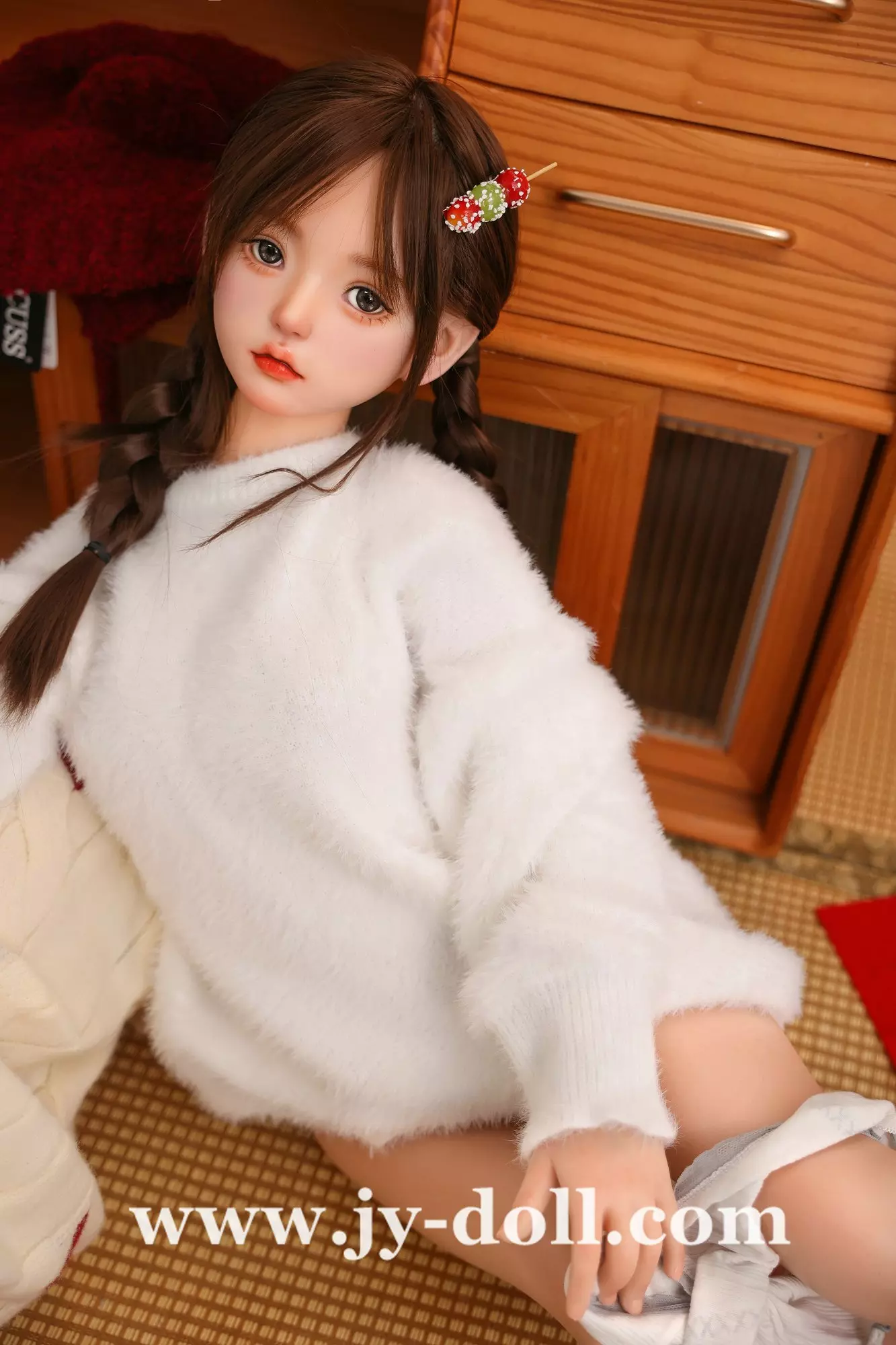 JY Doll 123CM E cup full silicone doll Roy cute doll