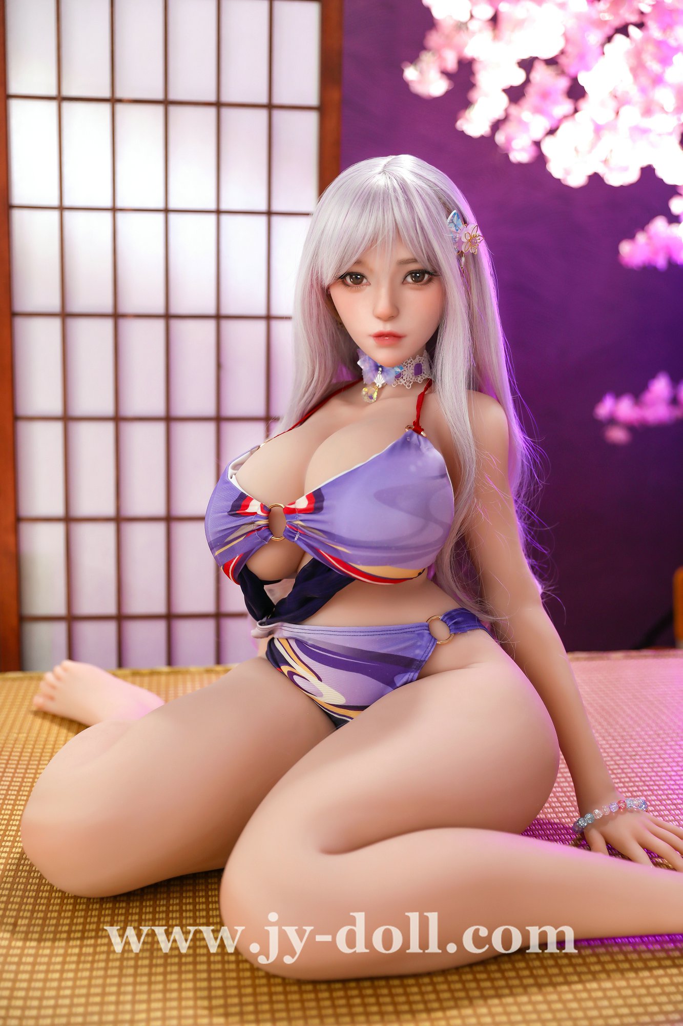JY Doll 125cm BBW TPE sex doll Azi(silicone head)