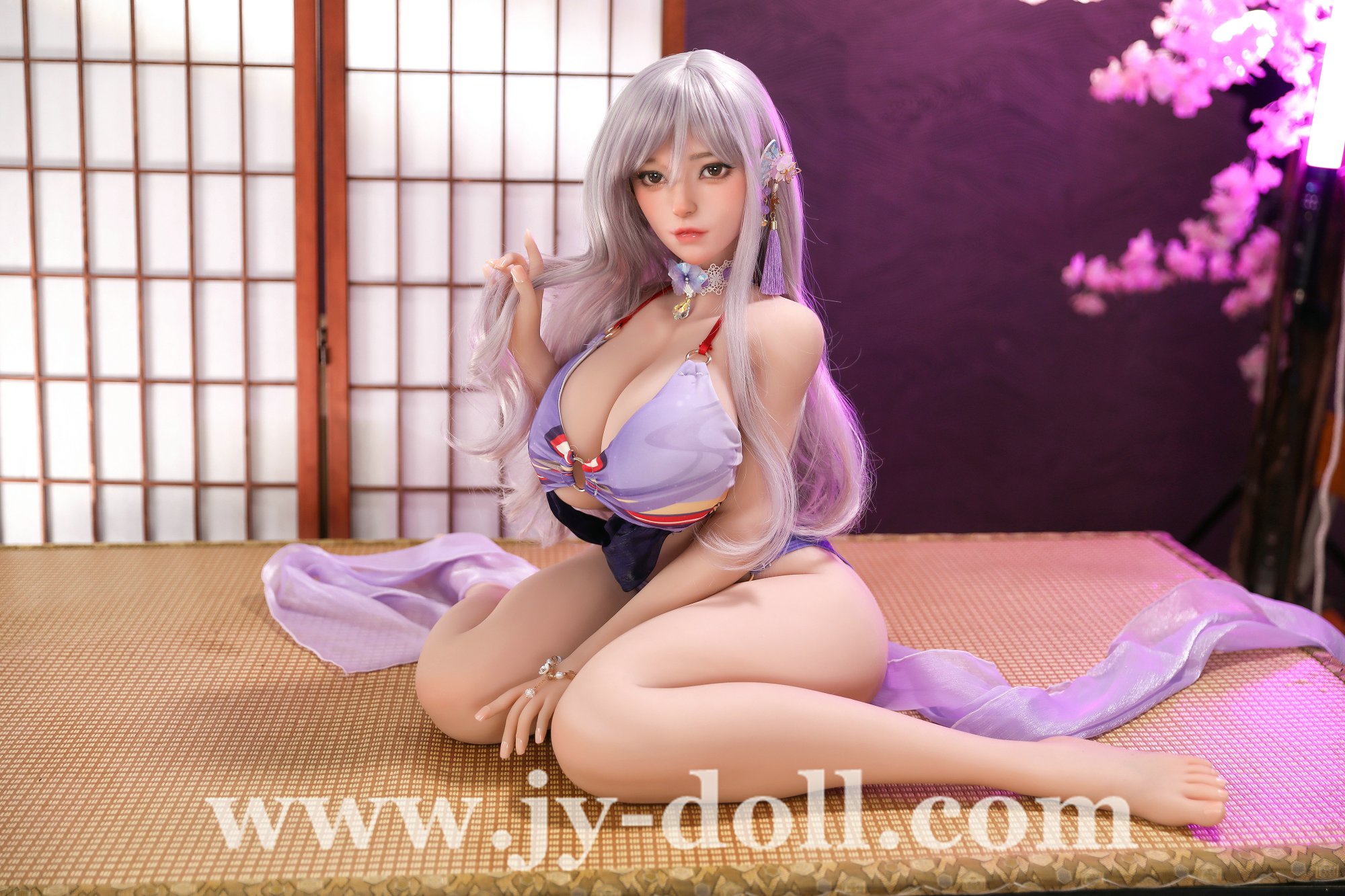 JY Doll 125cm BBW TPE sex doll Azi(silicone head)