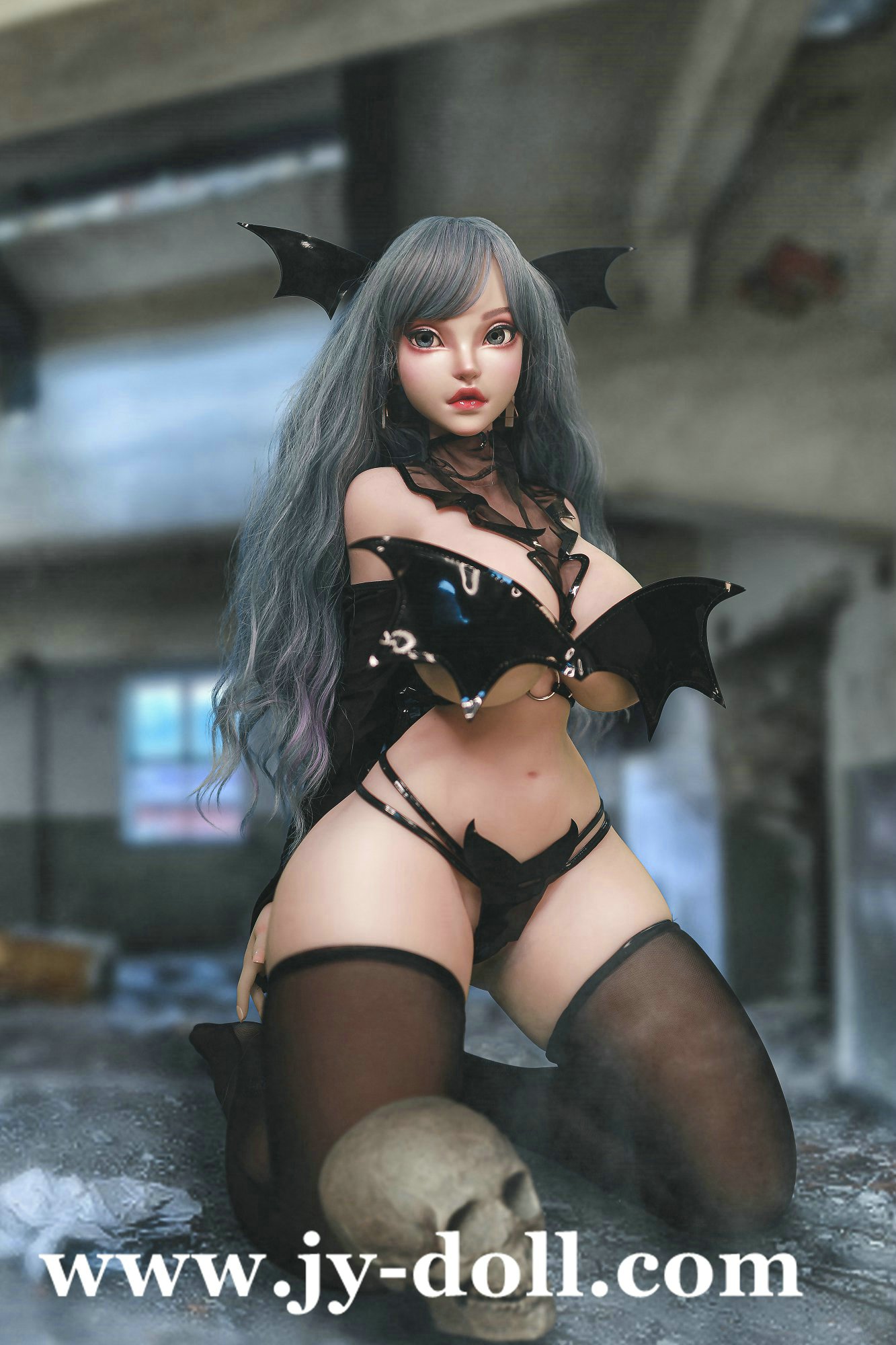 JY Doll 125cm BBW sex doll Meimo silicone head