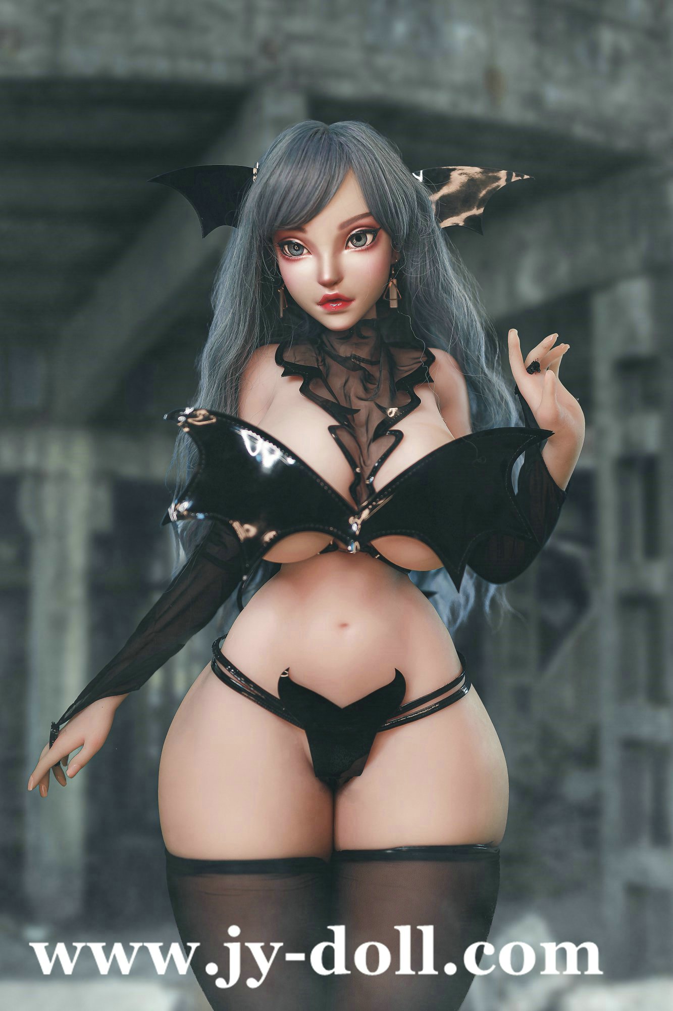 JY Doll 125cm BBW sex doll Meimo silicone head