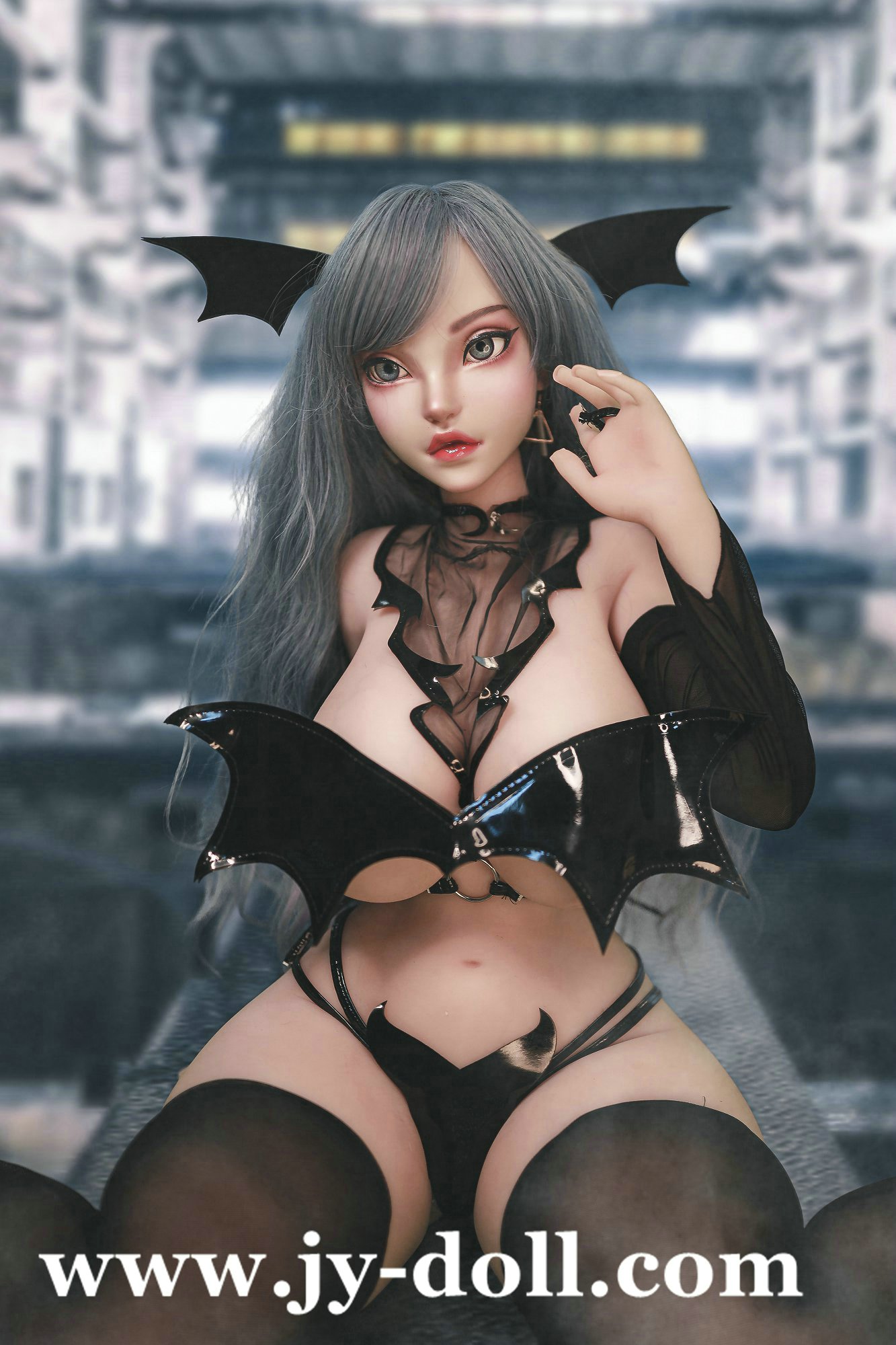 JY Doll 125cm BBW sex doll Meimo silicone head