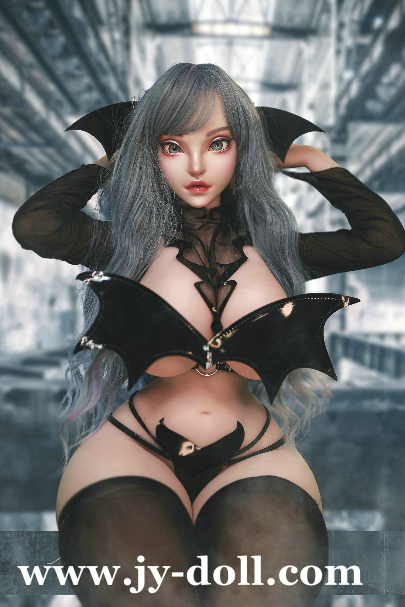 JY Doll 125cm BBW sex doll Meimo silicone head