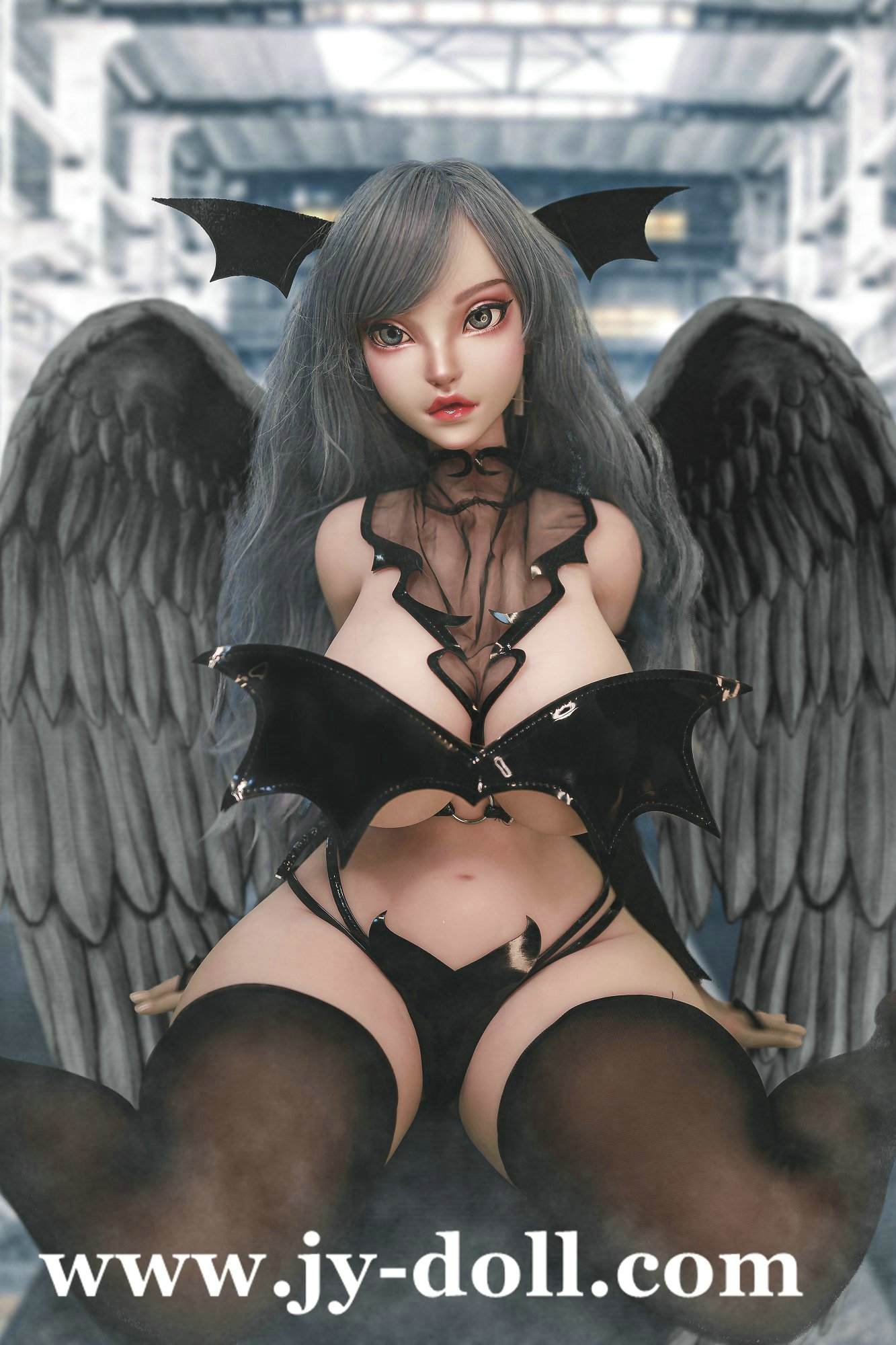 JY Doll 125cm BBW sex doll Meimo silicone head