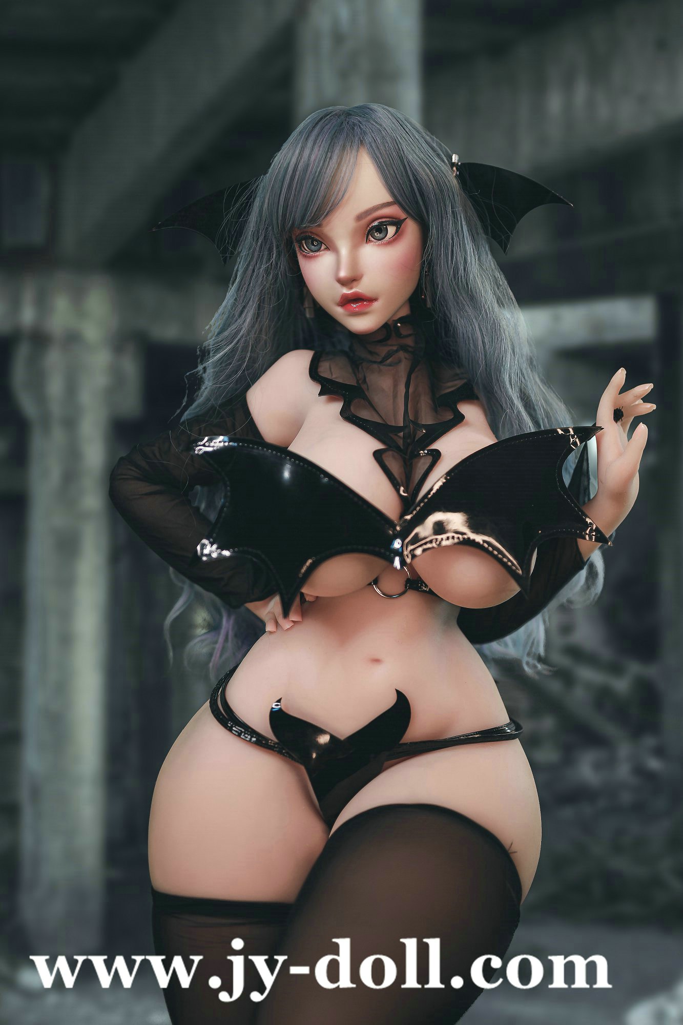 JY Doll 125cm BBW sex doll Meimo silicone head