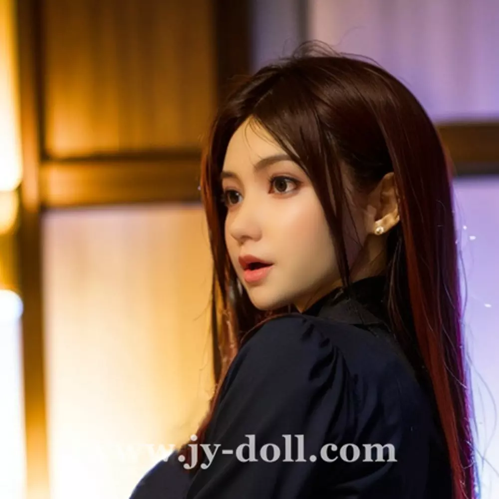 JY Doll silicone sex doll head Anna, removable jaw