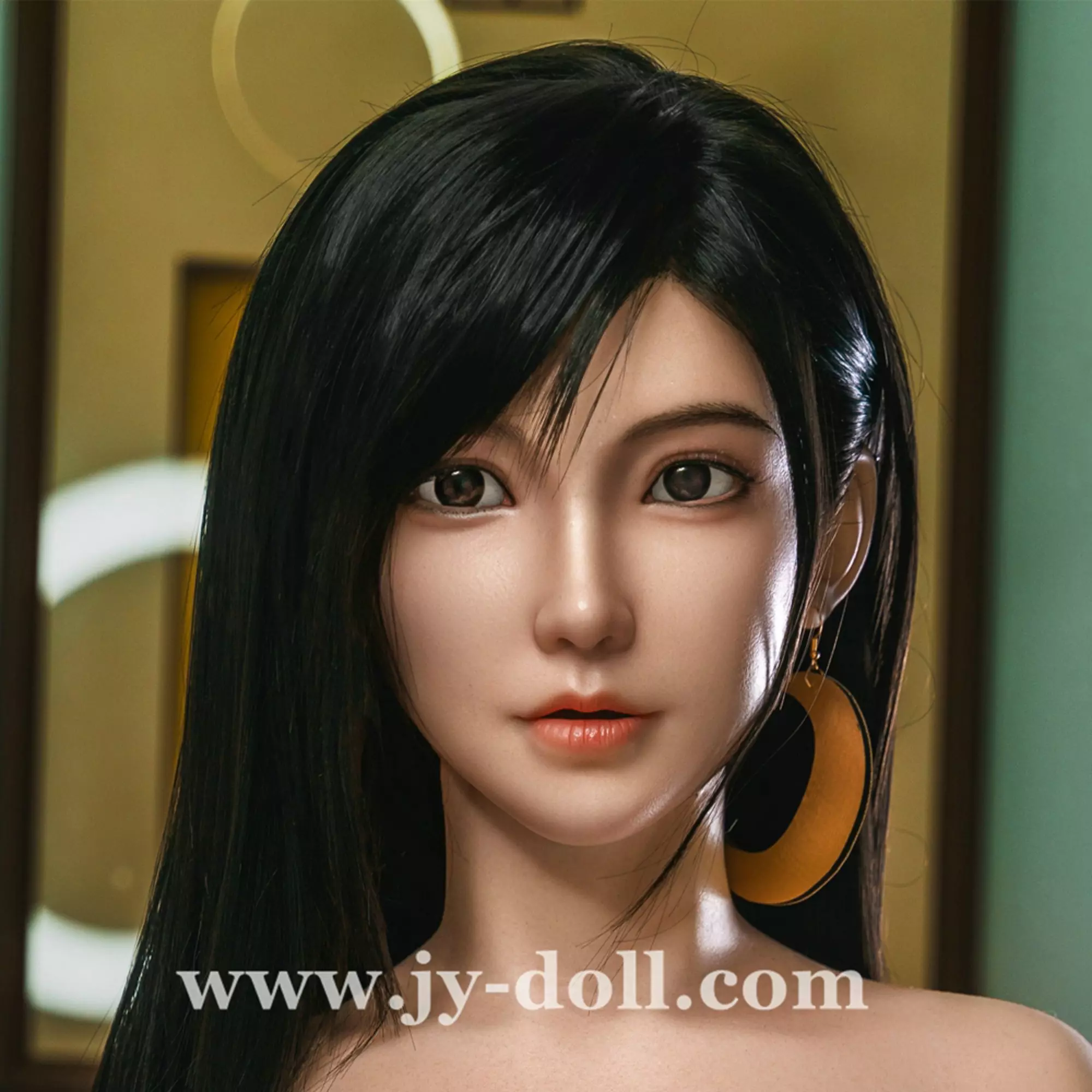 JY Doll silicone sex doll head Annie, removable jaw