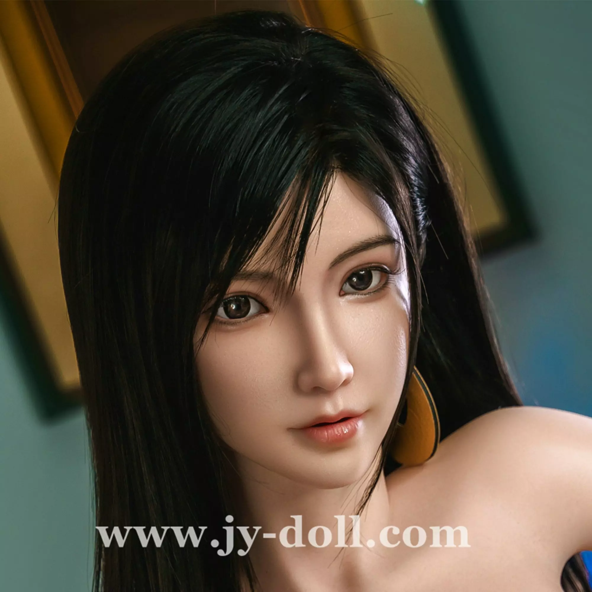 JY Doll silicone sex doll head Annie, removable jaw