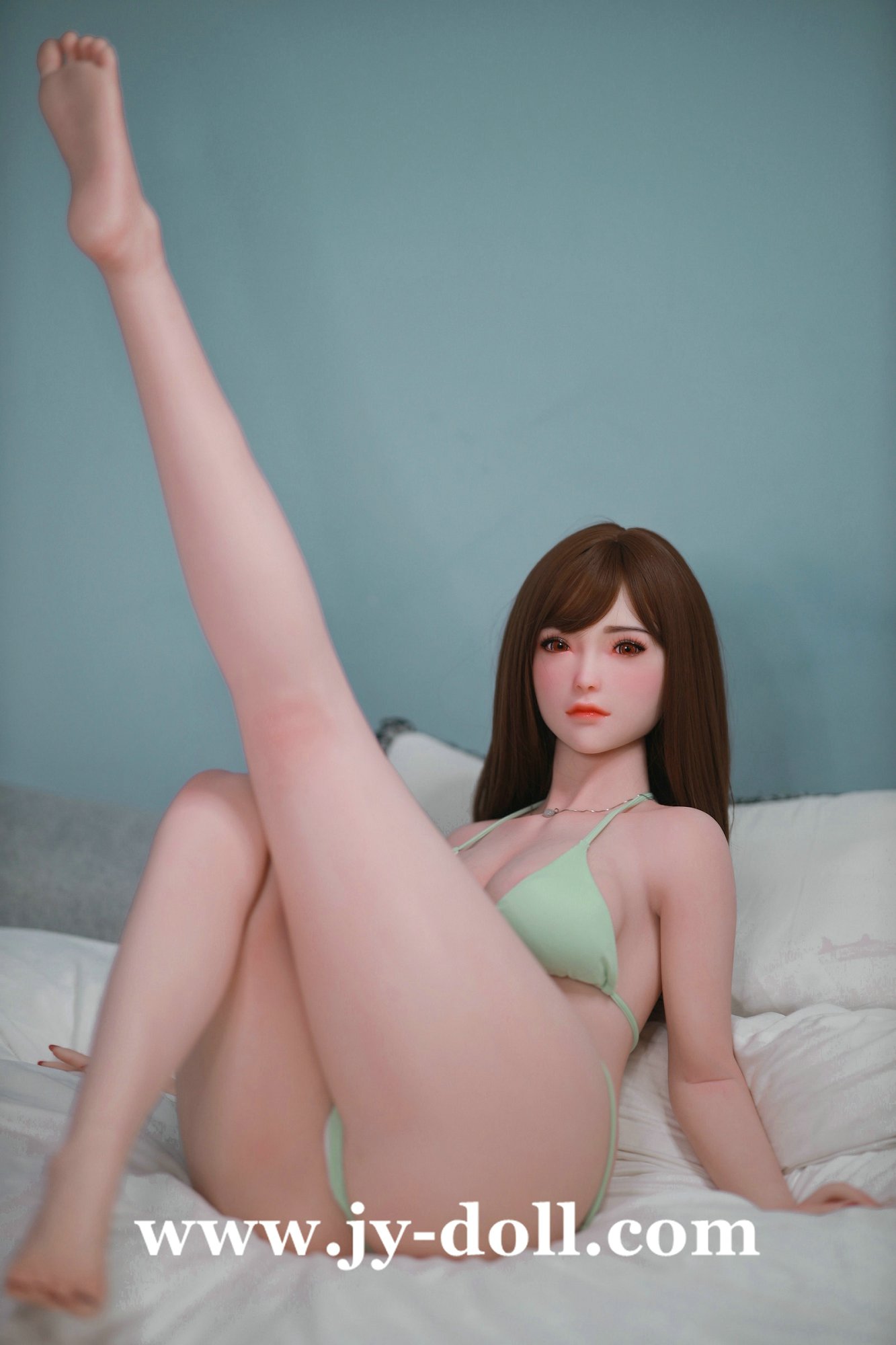 JY Doll 168cm full silicone big boobs love doll Peach