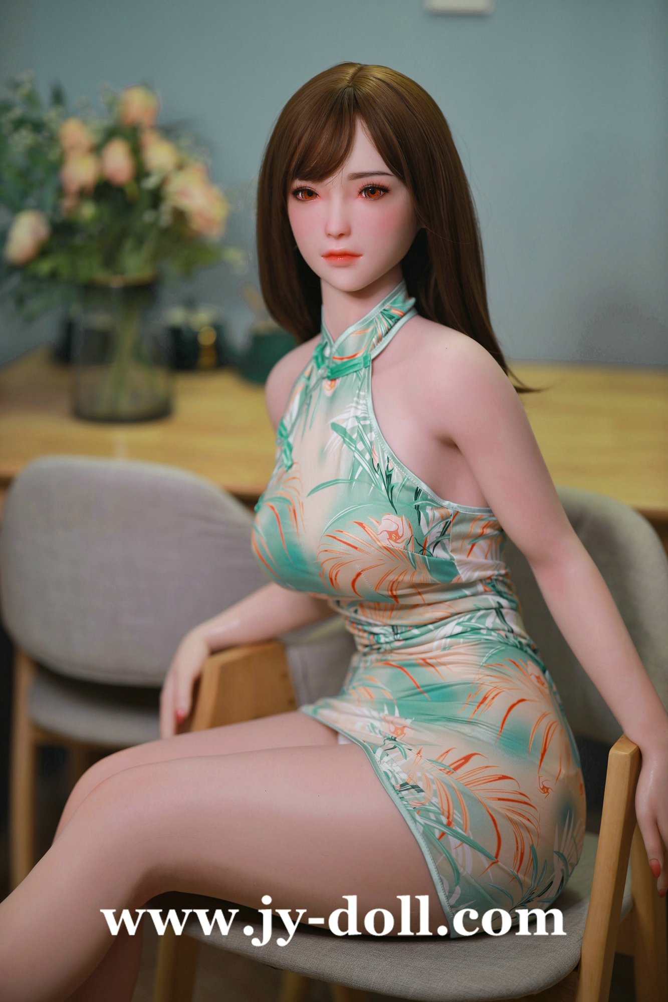 JY Doll 168cm full silicone big boobs love doll Peach