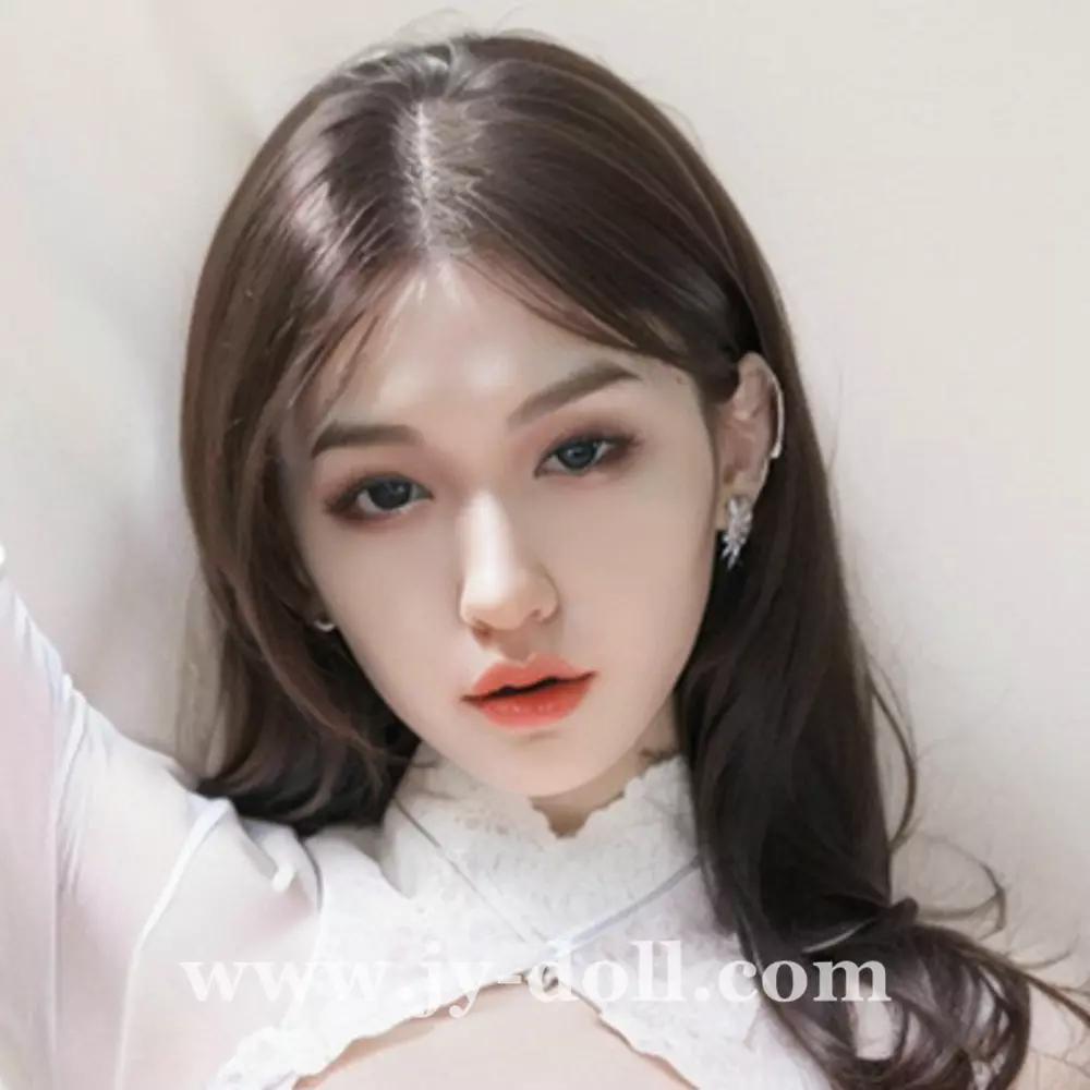 JY Doll silicone sex doll head Wanjun, removable jaw