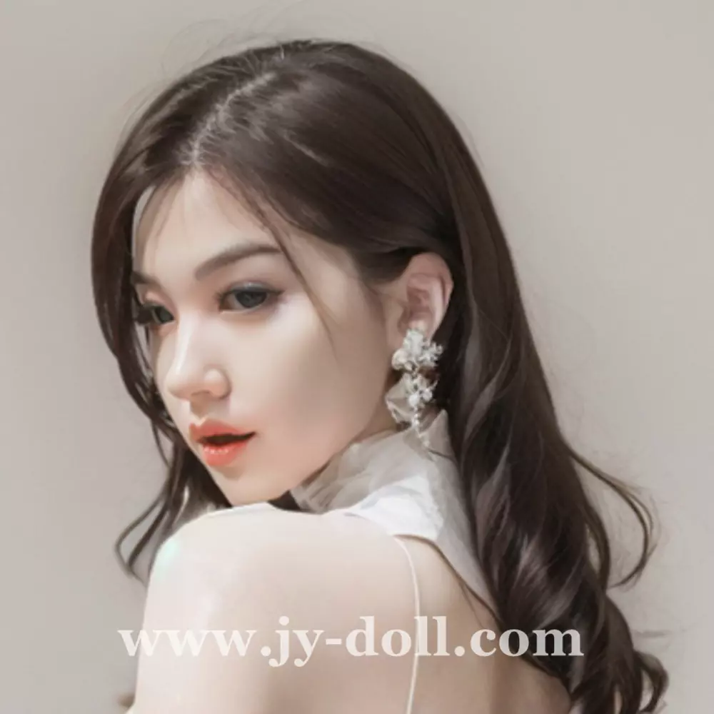 JY Doll silicone sex doll head Wanjun, removable jaw