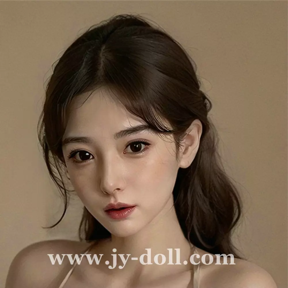 JY Doll silicone sex doll head Liya, removable jaw