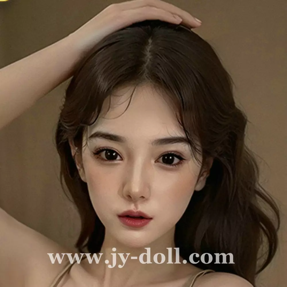 JY Doll silicone sex doll head Liya, removable jaw