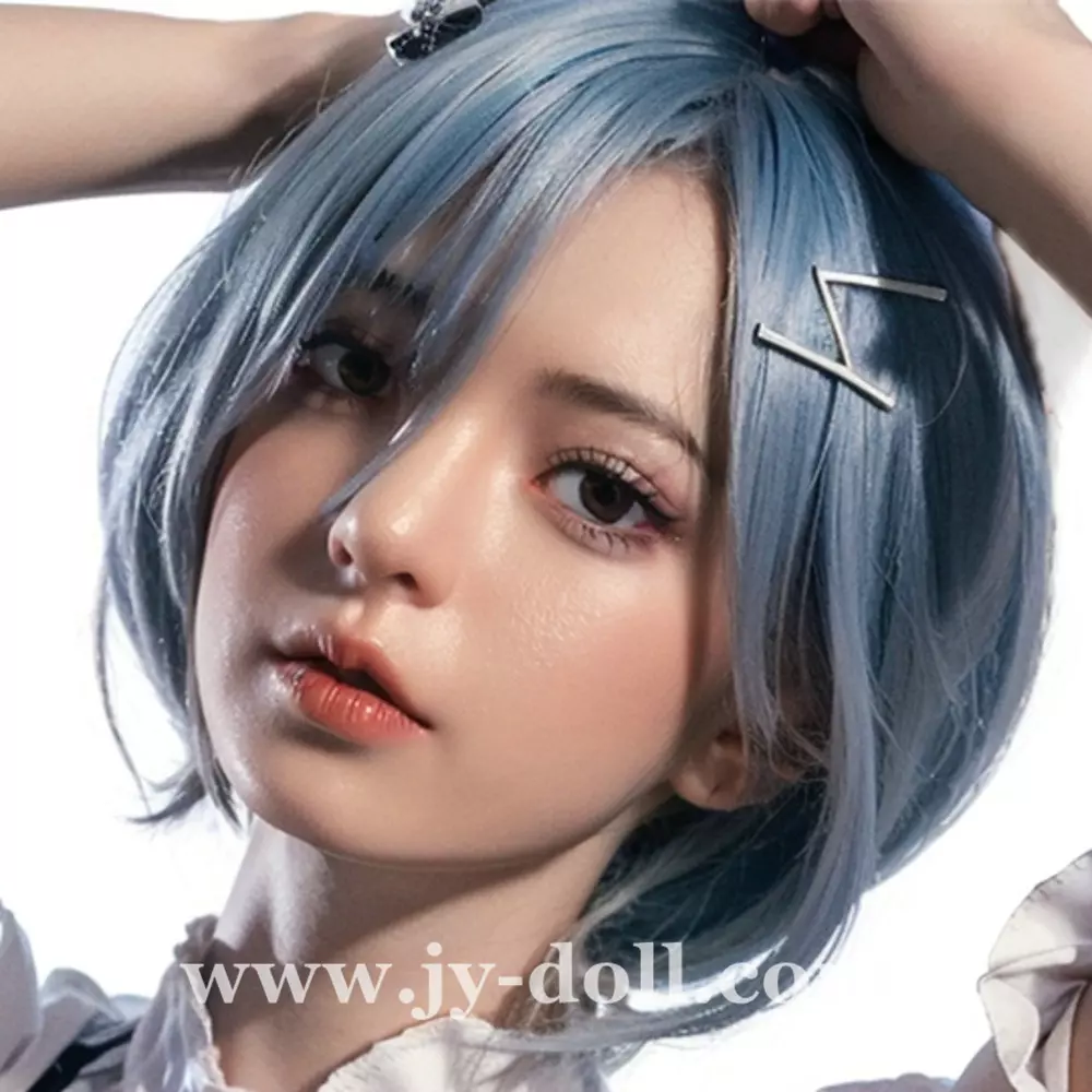 JY Doll silicone sex doll head Naixue, removable jaw