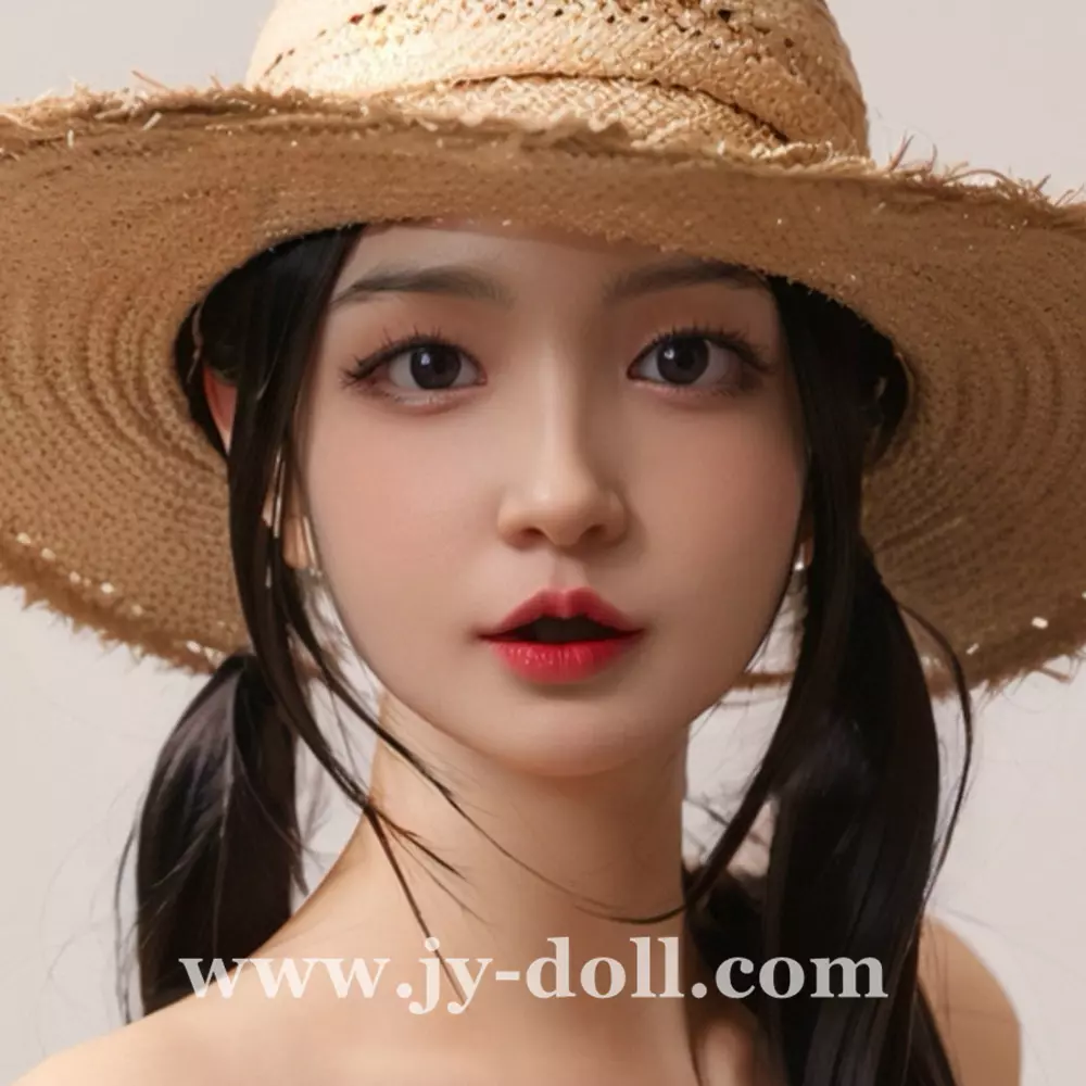 JY Doll silicone sex doll head Wanchun, removable jaw