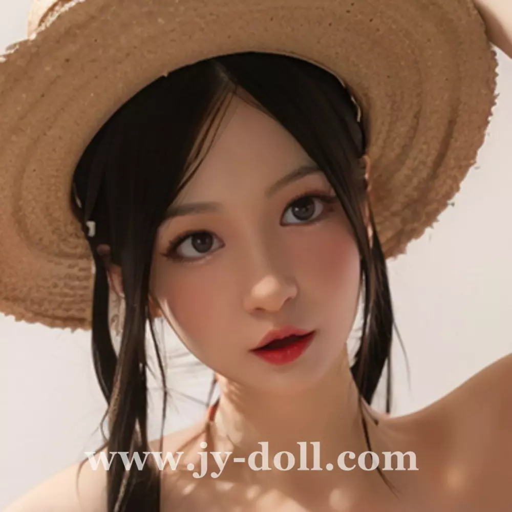 JY Doll silicone sex doll head Wanchun, removable jaw