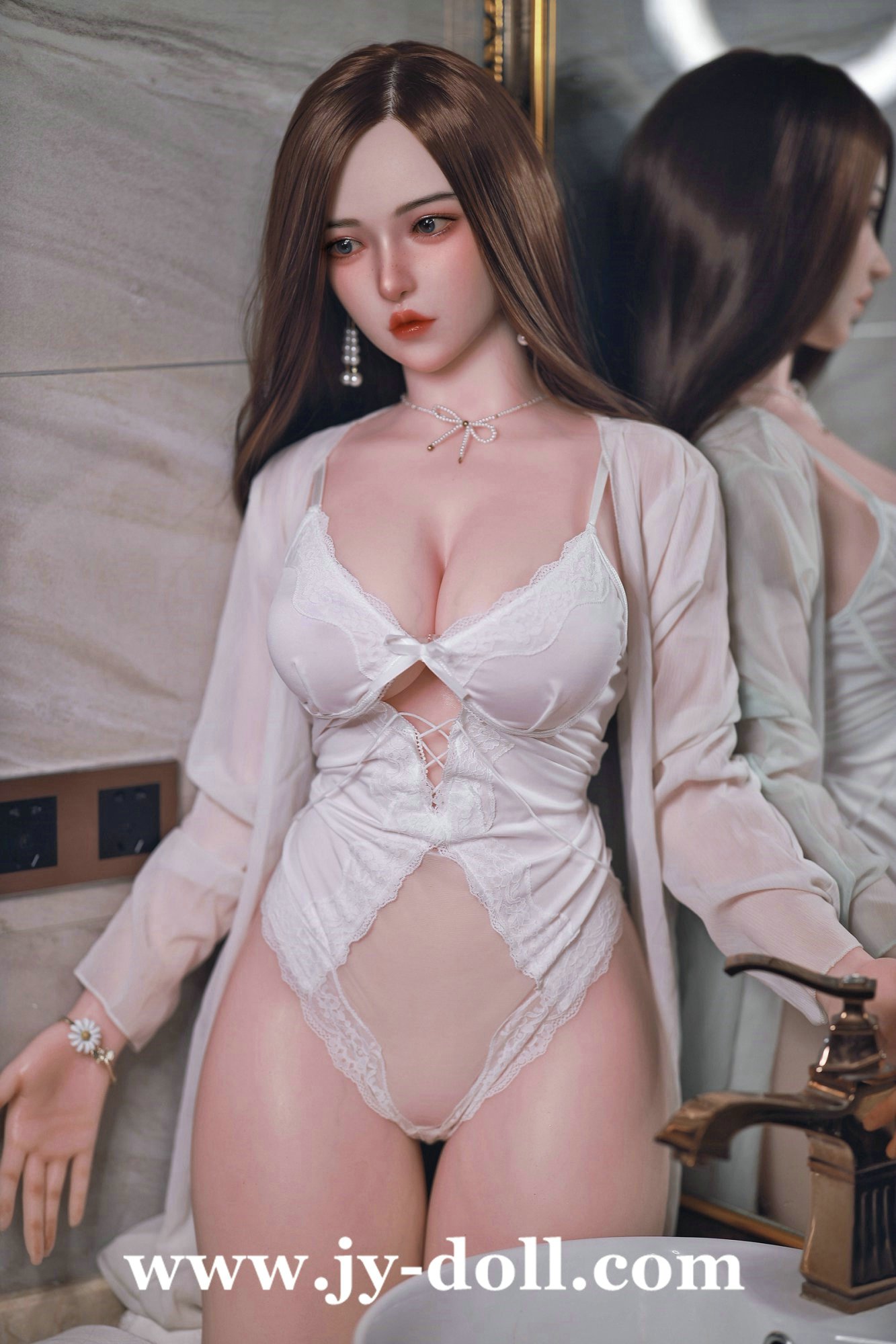 JY DOLL full silicone torso doll with hands Ann