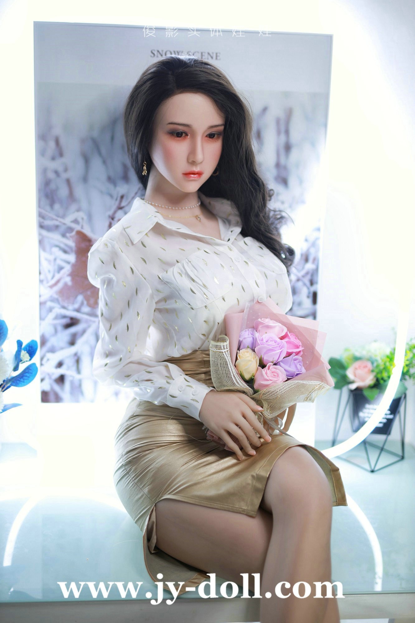 JY DOLL 168CM small breasts SEX DOLL Olivia(silicone head)