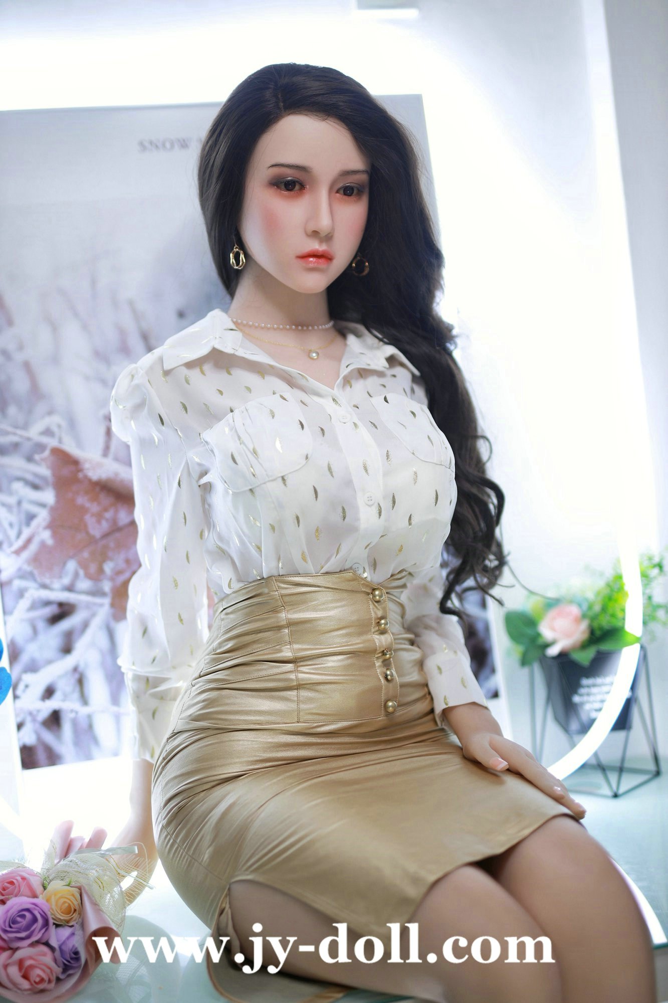 JY DOLL 168CM small breasts SEX DOLL Olivia(silicone head)