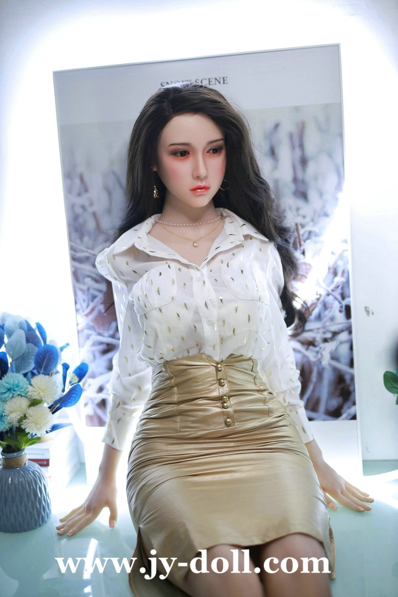 JY DOLL 168CM small breasts SEX DOLL Olivia(silicone head)