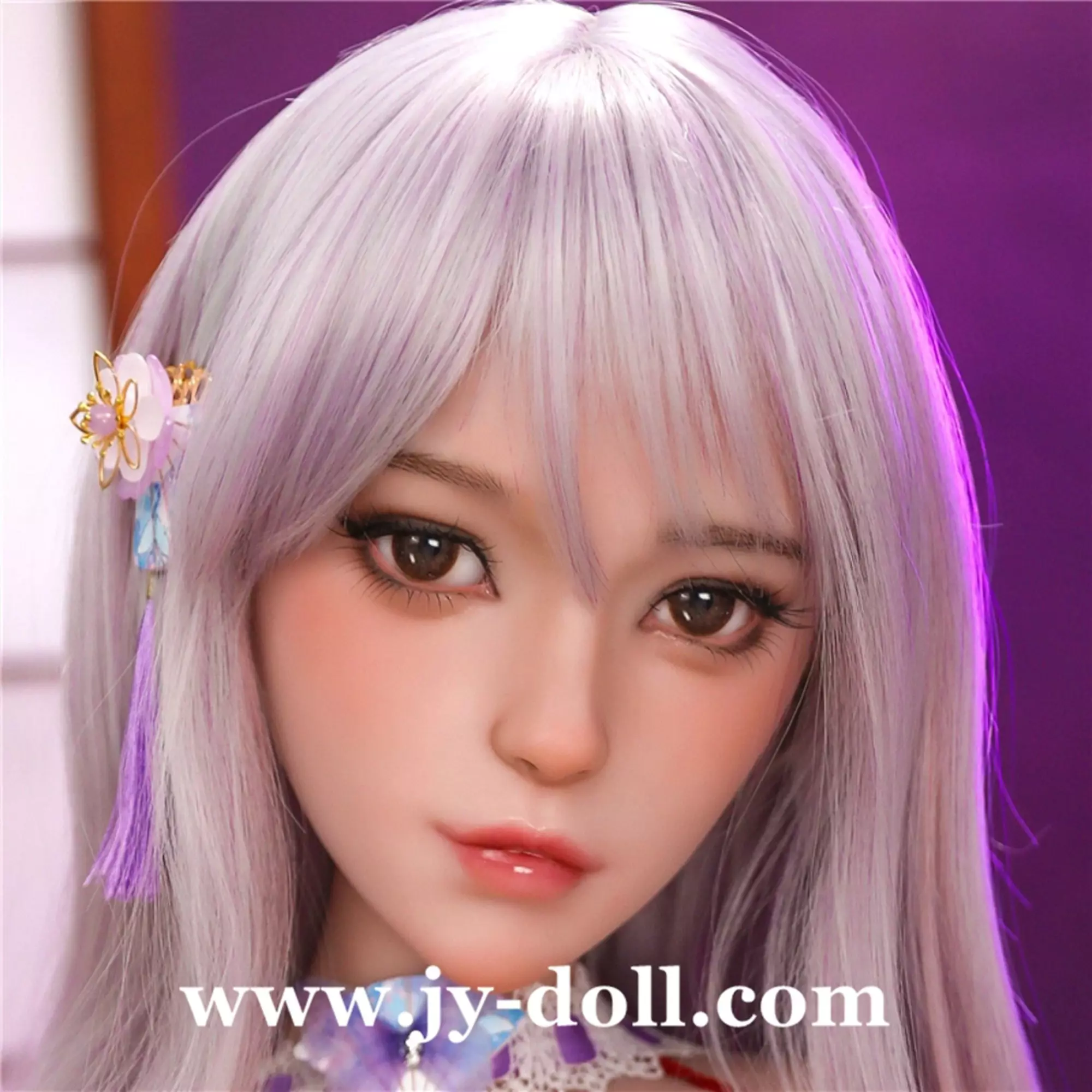 JY DOLL SILICONE SEX DOLL HEAD Ann