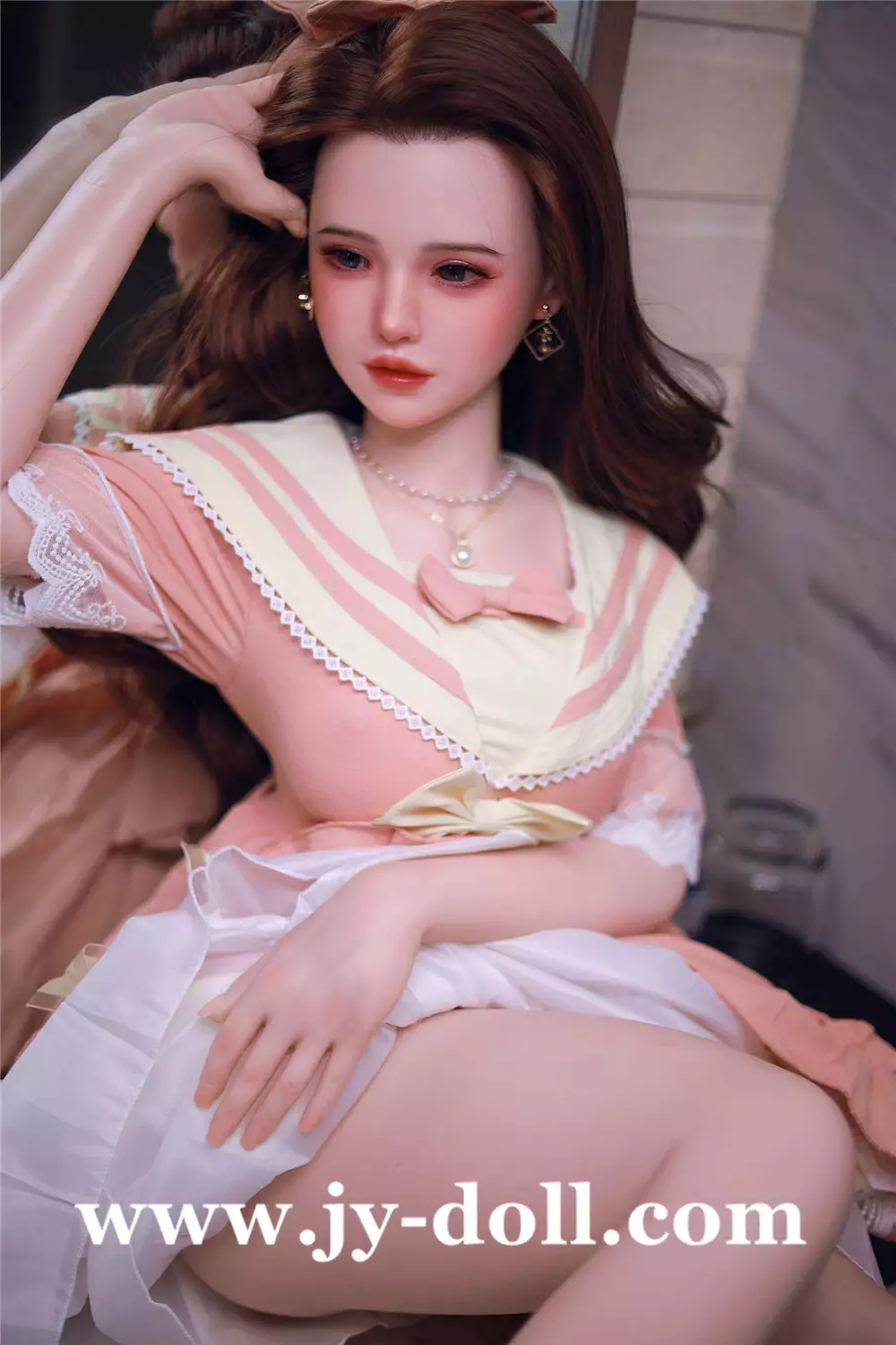 JY Doll 123cm big breasts full silicone doll Nina