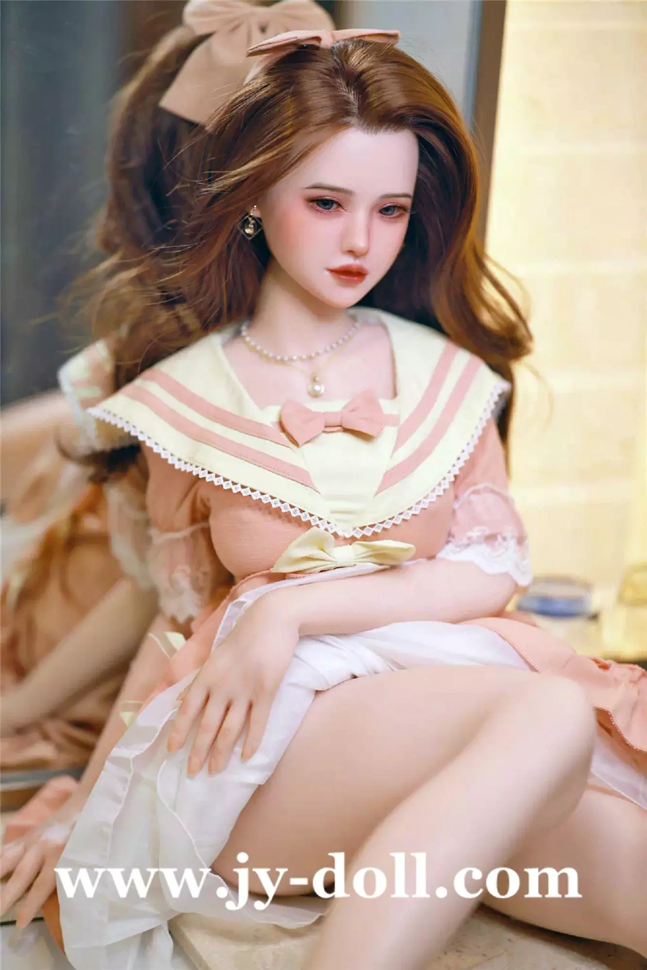 JY Doll 123cm big breasts full silicone doll Nina