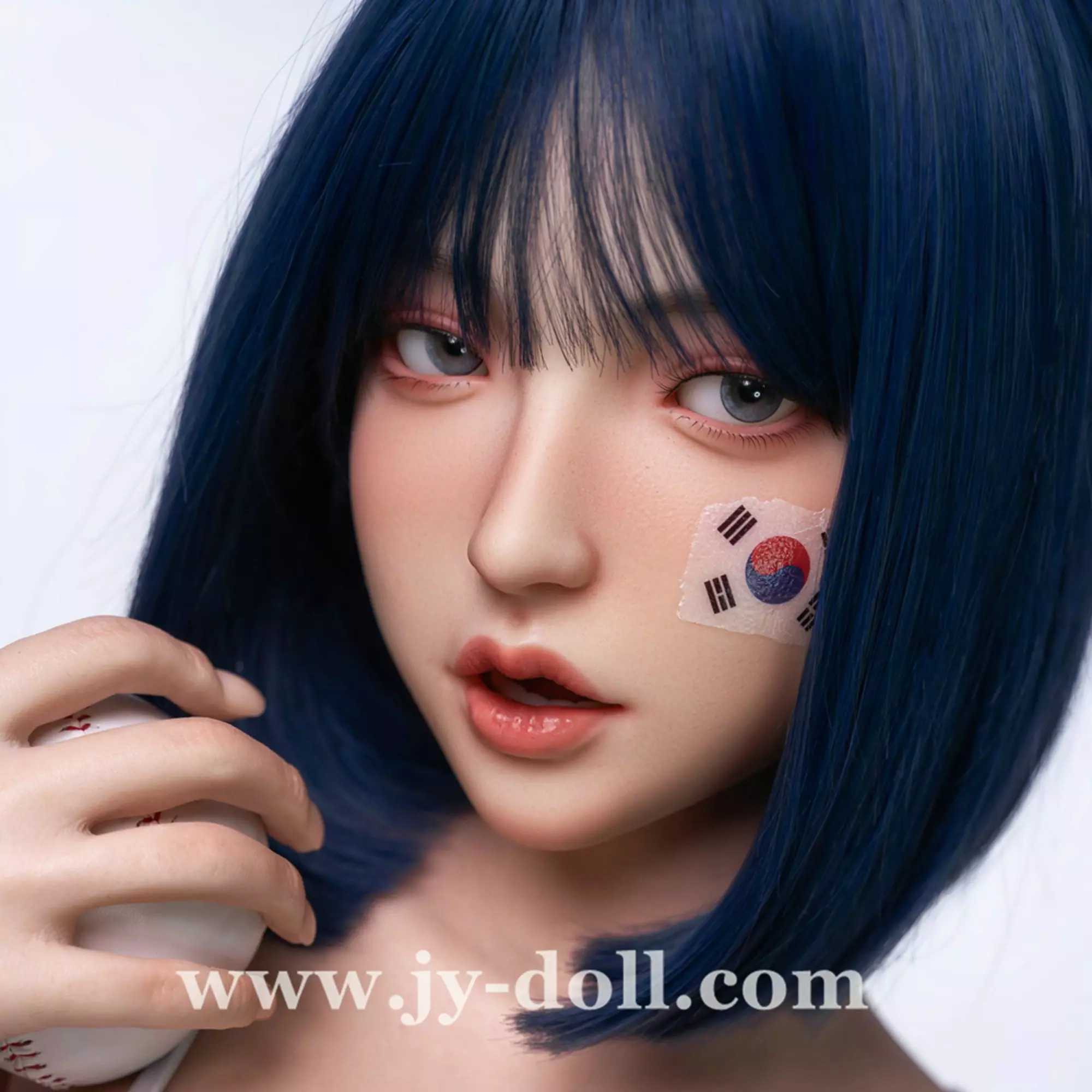 JY Doll silicone sex doll head Annai, removable jaw